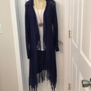 Mid calf length cardigan .. super trendy xl